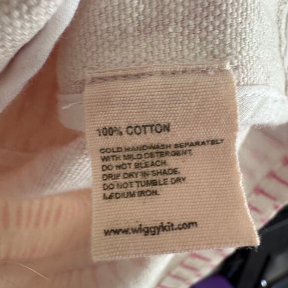 Wiggy Kit Sleeveless White and Pink Print Shift Dress Size XS - Picture 5 of 6